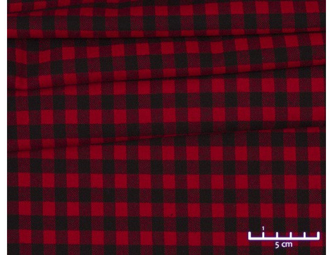 Languota flanelė Raudona