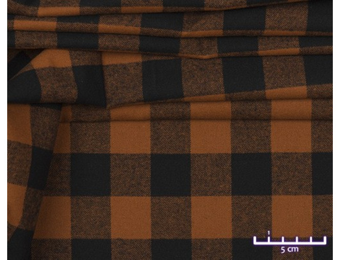 Checkered flannel Caramel pigiau