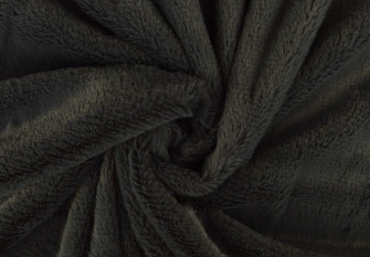 Faux fur - plush Dark grey