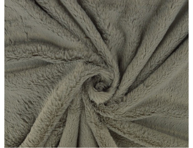 Faux fur - plush Light grey