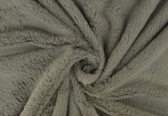 Faux fur - plush Light grey
