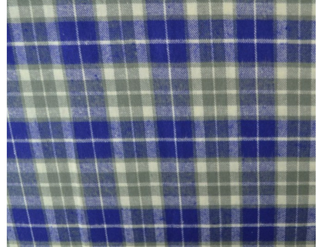 Plaid flannel Blue pigiau