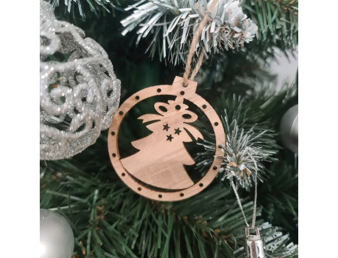 Wooden Christmas toys 10pcs internetu