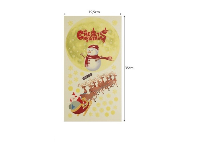 Tamsoje šviečiantys lipdukai langams