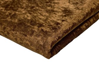 Pleated velvet Light brown thinner