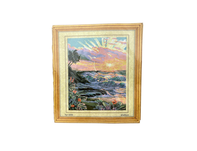 Siuvinėjimo paveikslas su siūlais 40x50cm Vasara