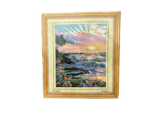Embroidery painting with thread 40x50cm Summer