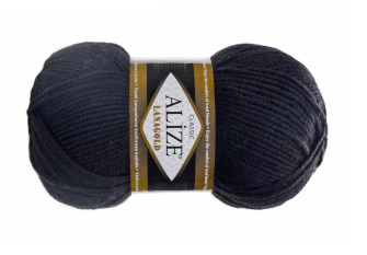 Alize Lanagold 60 Juoda