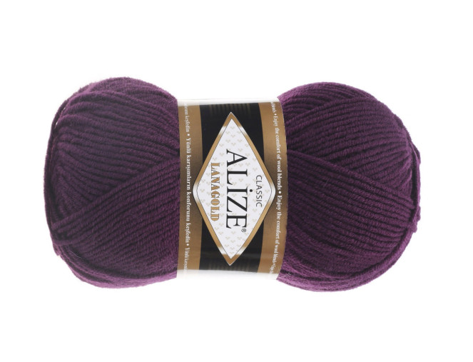Alize Lanagold 111 Tamsi violetinė