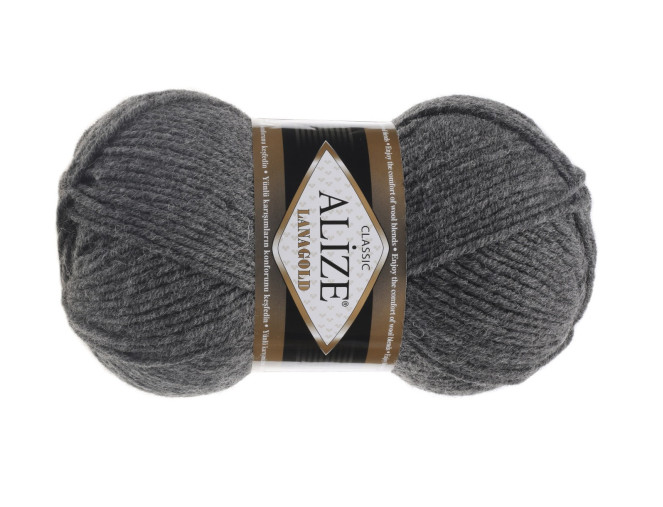 Alize Lanagold 182 Tamsiai pilka