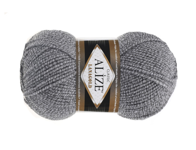 Alize Lanagold 651 Pilkas melanžas