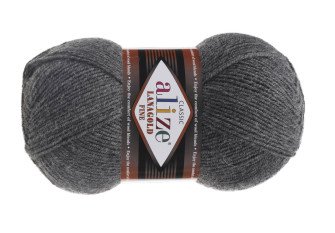 Alize lanagold fine 182 Tamsiai pilka