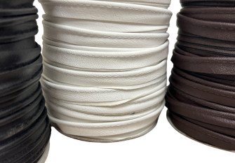 Leather strip - Kant 10mm