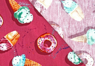 Cotton jersey Doughnuts | Ice cream