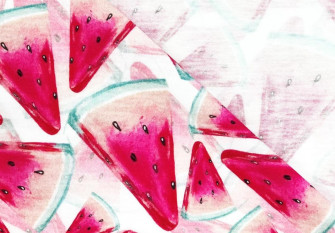Cotton jersey Watermelon