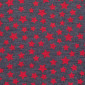 Cotton jersey Red stars in grey pigiau