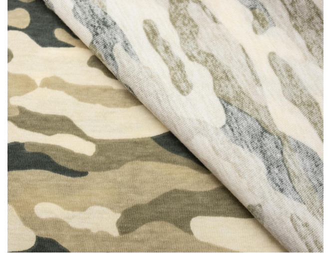 Cotton jersey Light Camouflage