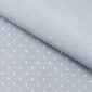 Cotton jersey Dots in light grey
