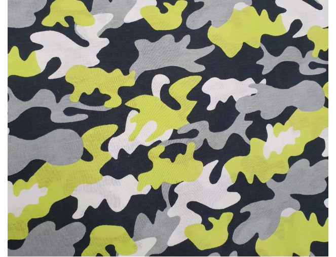 Cotton jersey Camouflage pigiau