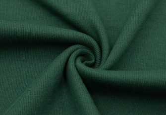 RIB knitted fabric Dark green