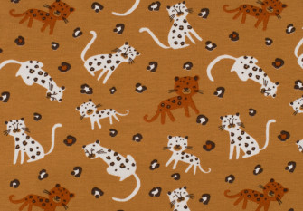 Cotton Jersey Pantheros Camel