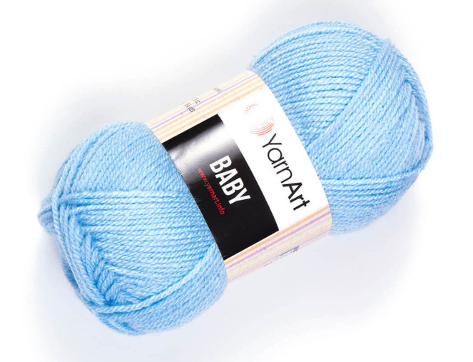YarnArt Baby 215 Šviesiai mėlyna