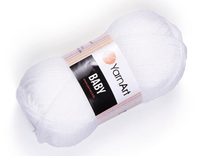 YarnArt Baby 501 White