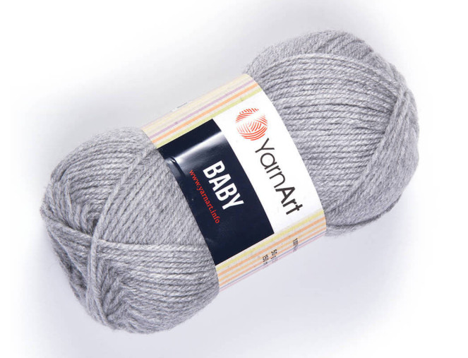 YarnArt Baby 195 Pilka