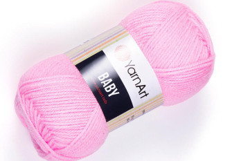 YarnArt Baby 217 Rožinė
