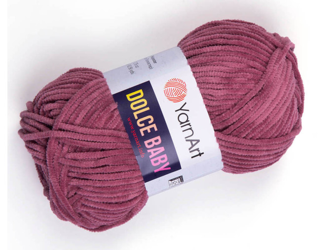 Yarn art dolce baby 751 Tamsi pelenų rožinė