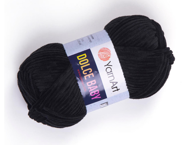 Yarn art dolce baby 742 Juoda