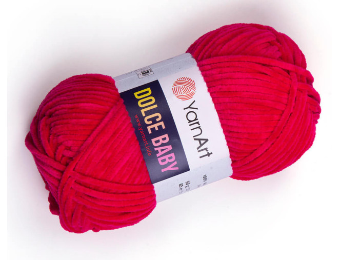 Yarn art dolce baby 759 Raudona