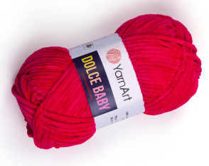 Yarn art dolce baby 759 Raudona