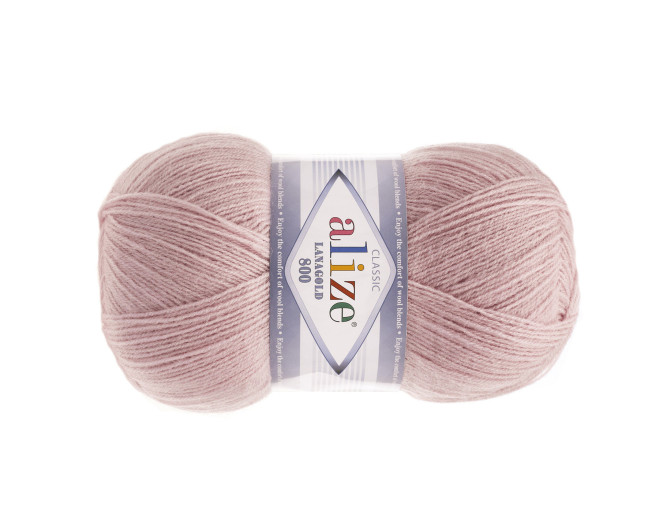 Alize lanagold 800 - 161 Rožinė