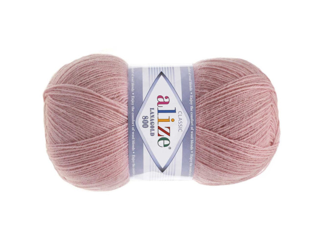 Alize lanagold 800 - 173 Pelenų rožinė