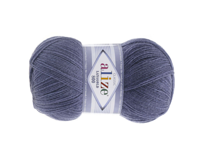 Alize lanagold 800 - 203 Džinso mėlyna