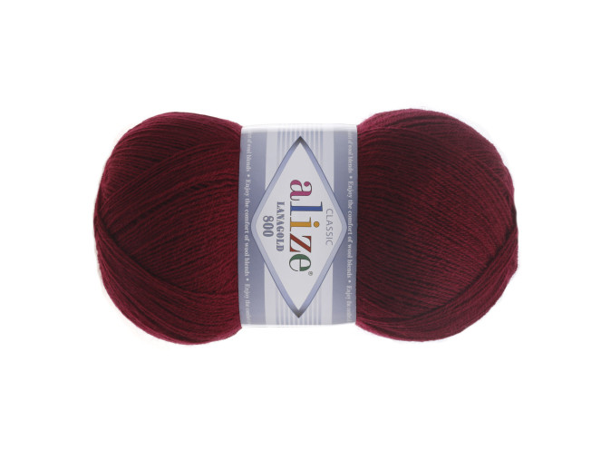 Alize lanagold 800 - 57 Bordo