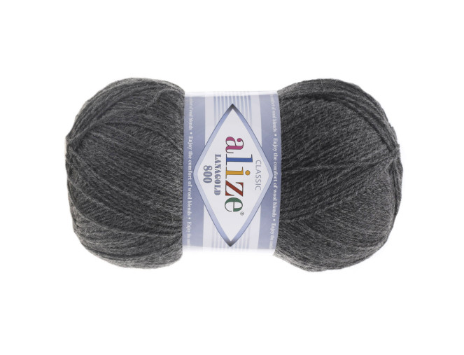 Alize lanagold 800 - 182 Tamsiai pilka