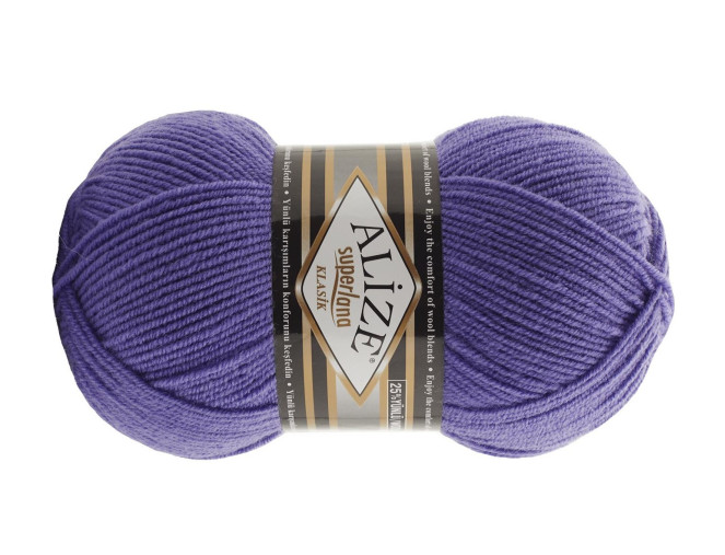Alize Superlana Klasik 851 Violetinė