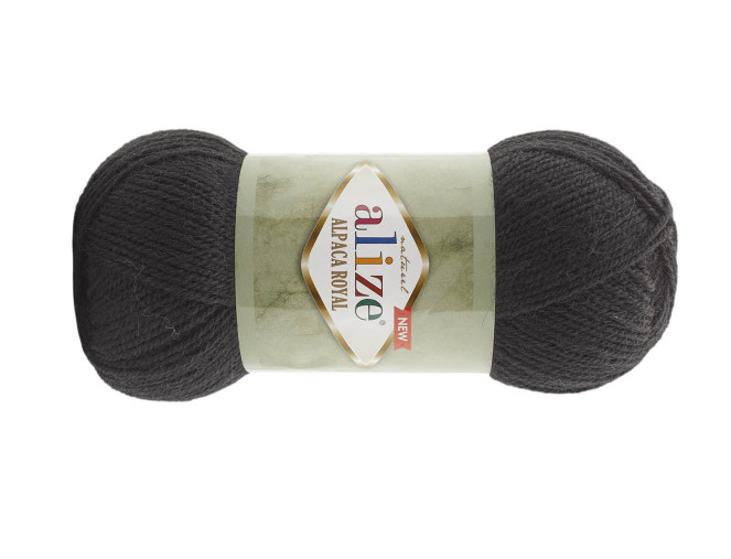 Alize Alpaca Royal 60 Juoda