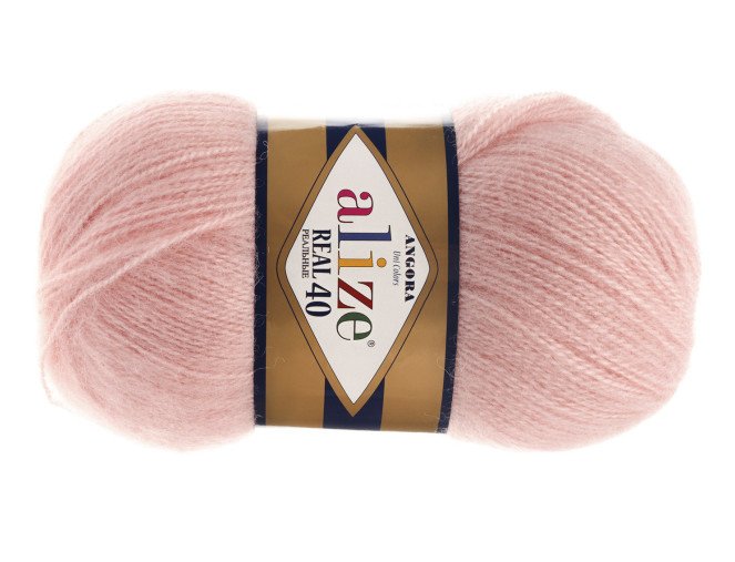 Alize real 40 | 363 Šviesi rožinė