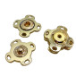 Prisiuvamos metalinės spaudės Auksinės 17x4mm