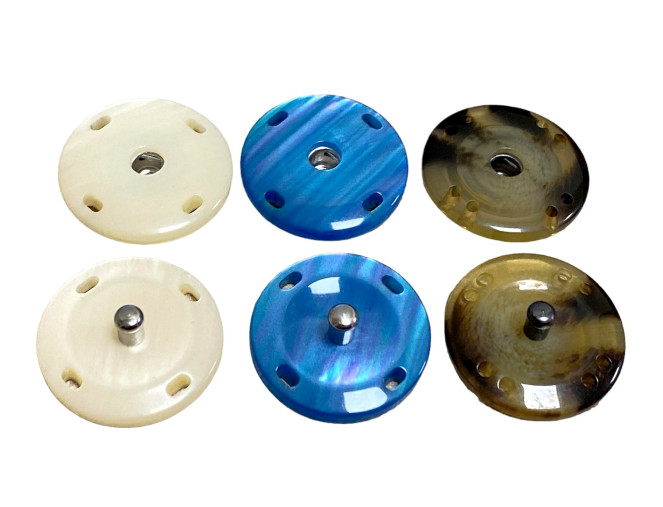 Prisiuvamos dekoratyvinės spaudės 22mm | 3 spalvos