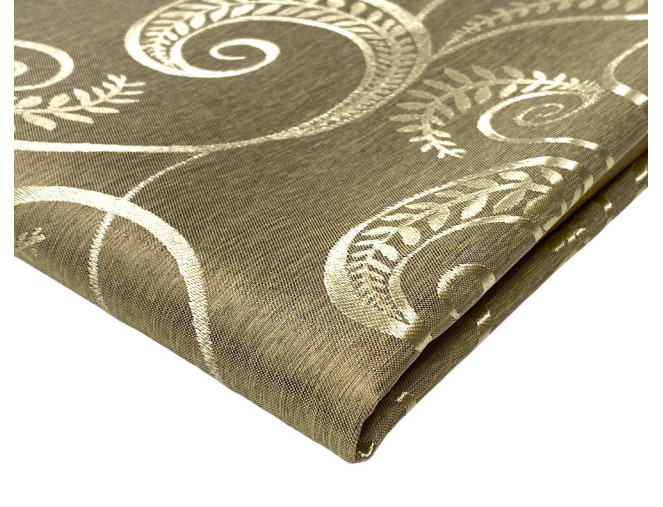 Measured night curtains Golden patterns