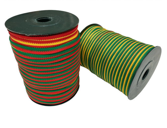 Tricolour flat cord 10mm | 12mm pigiau