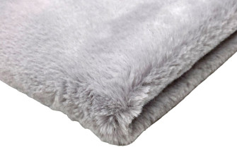 Faux fur Light grey