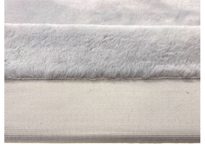 Faux fur Light grey pigiau