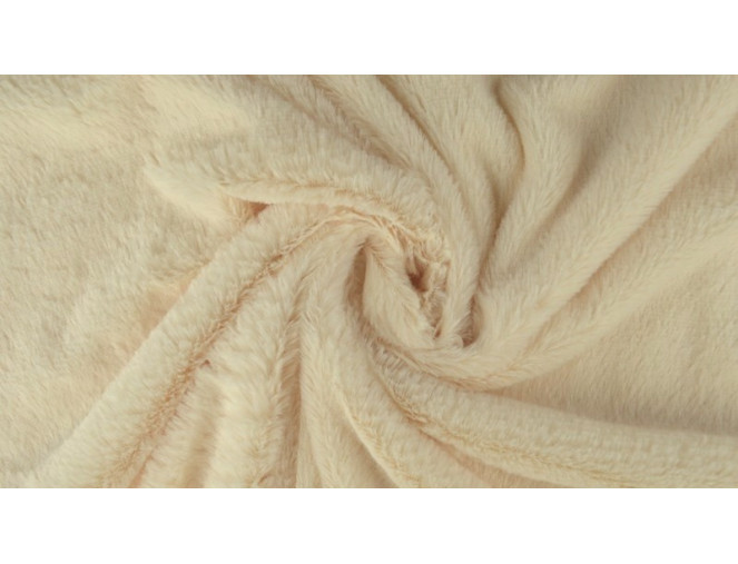 Faux fur - plush Champagne