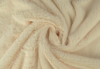 Faux fur - plush Champagne