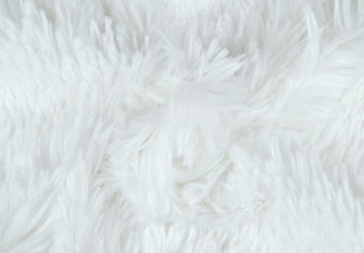 Faux fur - plush White